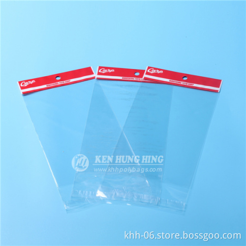 High quality Barrier Header Clear Self Adhesive OPP polybags